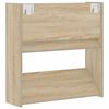 vidaXL Zapatero de pared madera contrachapada roble Sonoma 60x18x60 cm