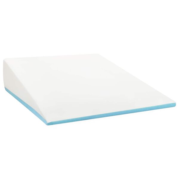 vidaXL Almohada en forma de cu&ntilde;a Liso Gris