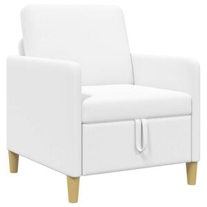 vidaXL Sof&aacute; con almacenamiento Blanco 72 x 78 x 87 cm Poli&eacute;ster