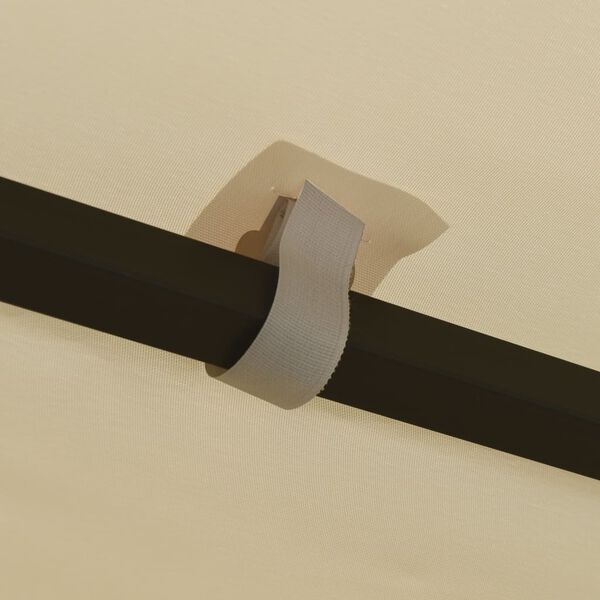 vidaXL Cenador color crema 3x3 m