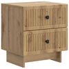 vidaXL Armario de Noche con caj&oacute;n Roble Artesanal 43 x 34,5 x 47,5 cm