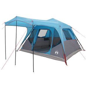 vidaXL Tienda Familiar Azul 305 x 275 x 190 cm Poli&eacute;ster y Acero