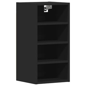 vidaXL Armario colgante "Riga" negro 30x29,5x60 cm madera de ingenier&iacute;a