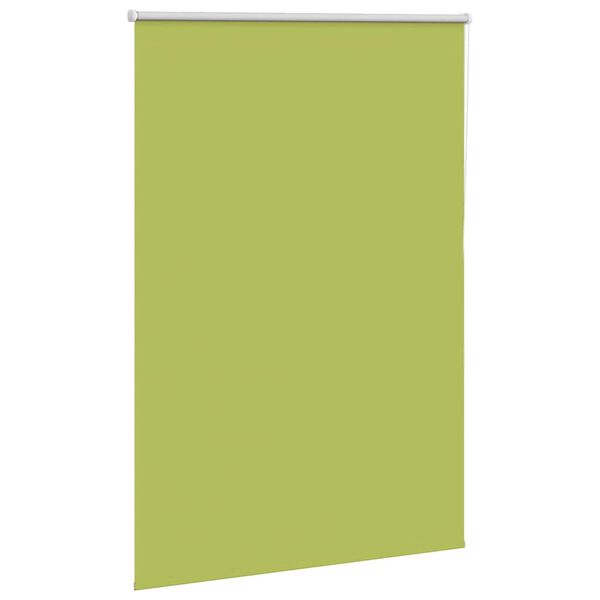 vidaXL Estor Enrollable Opaco hojas verde 110x175cm Tela Ancho 105,7cm