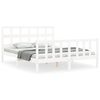 vidaXL Estructura de cama sin colch&oacute;n madera maciza de pino 160x200 cm