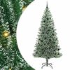 vidaXL &Aacute;rbol de Navidad Artificial Nevado con Luz LED Verde y 240 cm