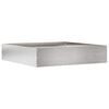vidaXL Borde de C&eacute;sped Plateado 60 x 60 x 13 cm Acero inoxidable