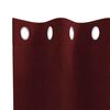 vidaXL Cortinas opacas 2 pcs Rojo vino 140 x 225 cm Terciopelo