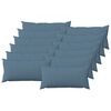 vidaXL Funda de almohada 12 uds. HEERLEN Azul jeans 40 x 80 cm Tela