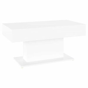 vidaXL Mesa de centro madera contrachapada blanco 96x50x45 cm