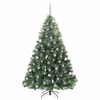 vidaXL Árbol de Navidad artificial con 300 LED Verde 210 cm PE y PVC