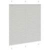 vidaXL Estor Plisado gris claro 120x150 cm Tela Ancho 119,4 cm