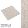 vidaXL Baldosas de suelo de moqueta 20 uds 5 m&sup2; 50x50 cm beige claro