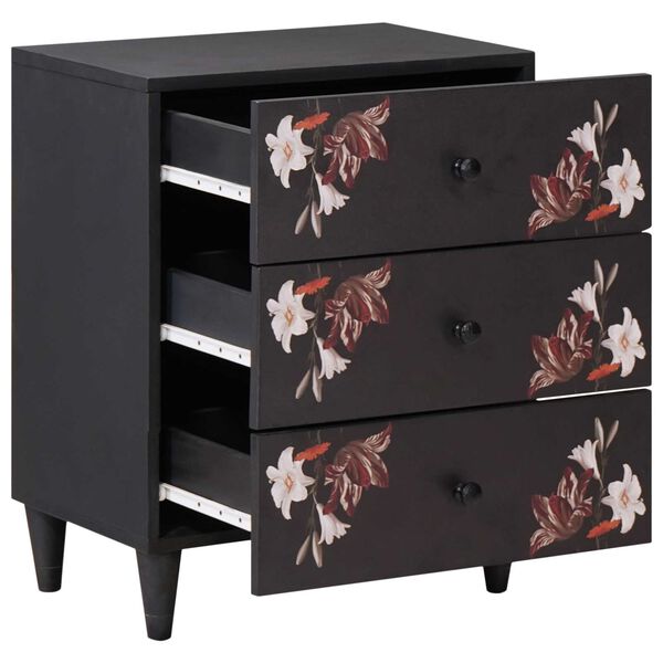 vidaXL Mesita de Noche con cajón Multicolor 50 x 33 x 60 cm