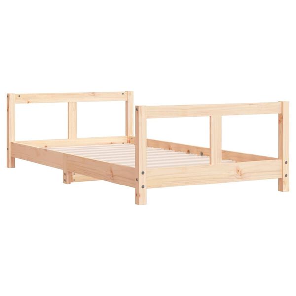 vidaXL Estructura de cama para ni&ntilde;os madera maciza de pino 80x160 cm