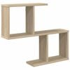 vidaXL Estante de pared Roble Sonoma 60 x 12 x 50,5 cm