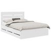 vidaXL Estructura de cama con caj&oacute;n 140 x 190 cm Madera Ingenieril