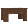 vidaXL Mesa de centro madera de ingenier&iacute;a roble marr&oacute;n 79x49x41 cm