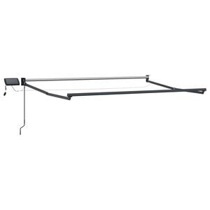 vidaXL Estructura de toldo retr&aacute;ctil el&eacute;ctrico Antracita 2,5 x 2 m