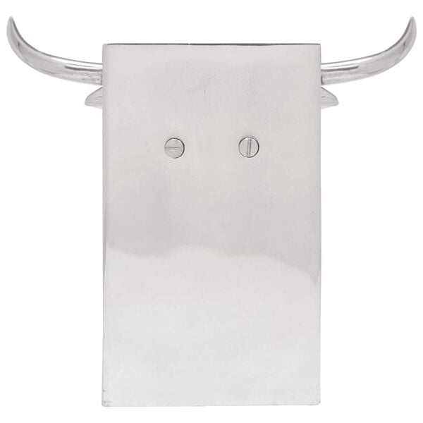 vidaXL Sujetalibros 2 pcs Plateado 21,5 x 15,5 x 20 cm Aluminio