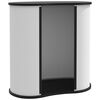 vidaXL Mostrador de feria plegable madera de ingenier&iacute;a 90x48x93 cm