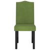 vidaXL Sillas de comedor 2 unidades de terciopelo verde claro