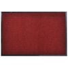 vidaXL Felpudo rojo 90 x 150 cm PVC