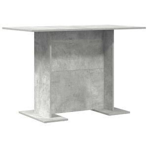 vidaXL Mesa de Comedor Gris Concreto 110 x 60 x 75 cm