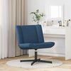 vidaXL Silla giratoria Azul 63 x 75 x 76 cm tela