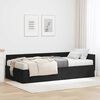 vidaXL Estructura de Cama Esquina con Colch&oacute;n 2 pcs Negro Terciopelo