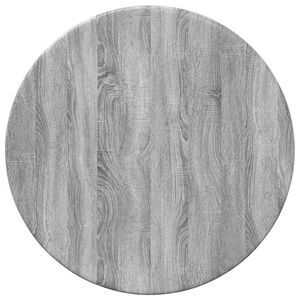 vidaXL Encimera &Oslash; 30 x 1,5 cm Redondo Madera de ingenier&iacute;a Sonoma gris