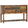 vidaXL Aparador madera maciza reciclada 120x30x75 cm