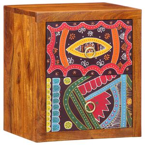 vidaXL Armario de Noche Marr&oacute;n 35 x 30 x 40 cm Madera de Acacia S&oacute;lida