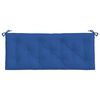 vidaXL Cojines de banco de jard&iacute;n 2 uds tela Oxford azul 120x50x7 cm