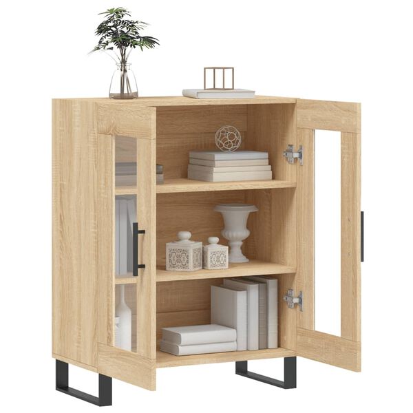 vidaXL Aparador de madera de ingenier&iacute;a roble Sonoma 69,5x34x90 cm