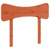 vidaXL Cabecero de cama madera maciza de pino marr&oacute;n cera 75 cm