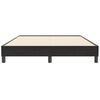 vidaXL Cama box spring sin colchón cuero sintético negro 160x210 cm