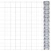 vidaXL Valla de jard&iacute;n de acero galvanizado plateado 50x1,25 m