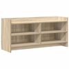 vidaXL Mueble de TV 100 x 33 x 47 cm Roble Sonoma Madera de ingenier&iacute;a