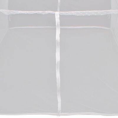 vidaXL Tienda de campaña de fibra de vidrio blanco 200x120x130 cm