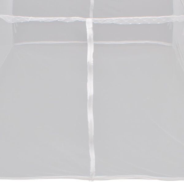 vidaXL Tienda de campa&ntilde;a de fibra de vidrio blanco 200x120x130 cm