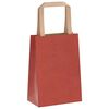 vidaXL Bolsas de papel con asas 50 uds rojo 15x8x21 cm