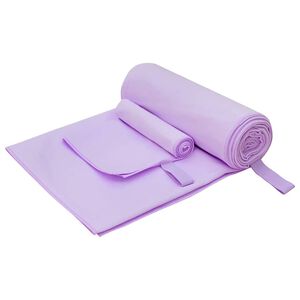 vidaXL Set de Toallas de Deportes 2 uds. Morado