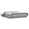vidaXL Estructura de cama madera de ingenier&iacute;a gris Sonoma 140x190 cm