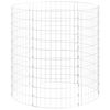 vidaXL Poste circular de gaviones acero galvanizado &Oslash;100x100 cm