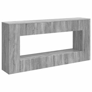 vidaXL Mesa Consola Gris Sonoma 155 x 29 x 74 cm Madera de ingenier&iacute;a