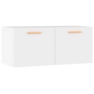 vidaXL Armario de pared madera de ingenier&iacute;a blanco 80x35x36,5 cm