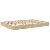vidaXL Cama con Estanter&iacute;a con cabecera Roble Sonoma 160 x 200 cm