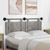 vidaXL Cabecera Colgante Gris Claro 130 x 55 x 5 cm Terciopelo