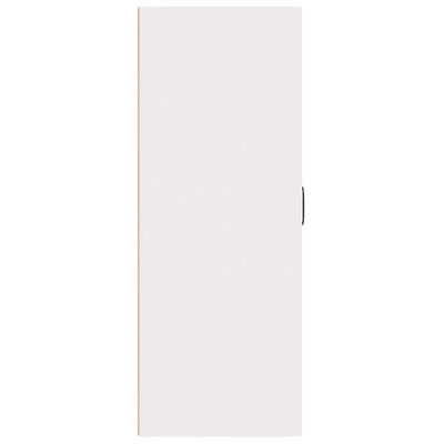 vidaXL Armario colgante de madera de ingeniería blanco 69,5x34x90 cm